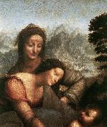 LEONARDO da Vinci Madonna with the Yarnwinder  tw oil on canvas